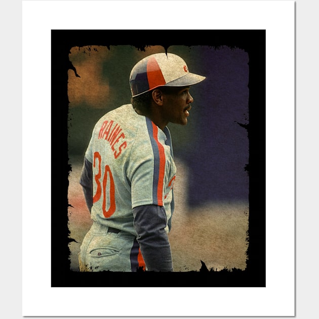 Tim Raines in Montreal Expos Wall Art by PESTA PORA